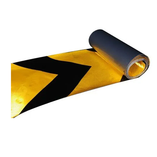 Aluminum Flexible Prismatic Reflective.. - Color: Yellow And Black