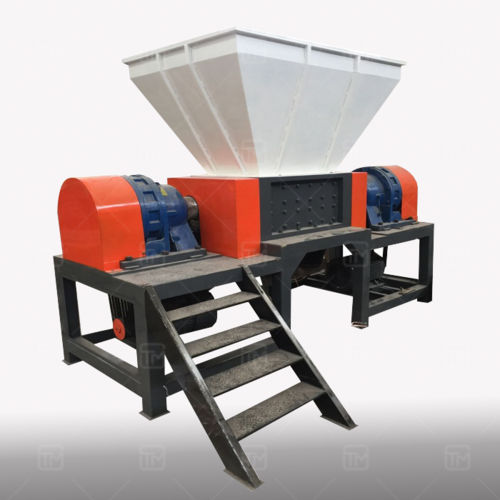 Single Double Shaft Shredding Waste Plastic Bottle Metal Scrap Shredder Machine