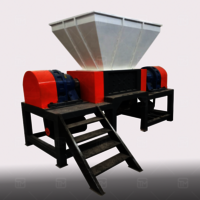 Double Shaft Shredding Machine Metal Scrap Shredder Machine - Capacity: 11 M3/hr