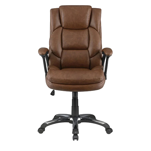 Brown Leather Director Chair