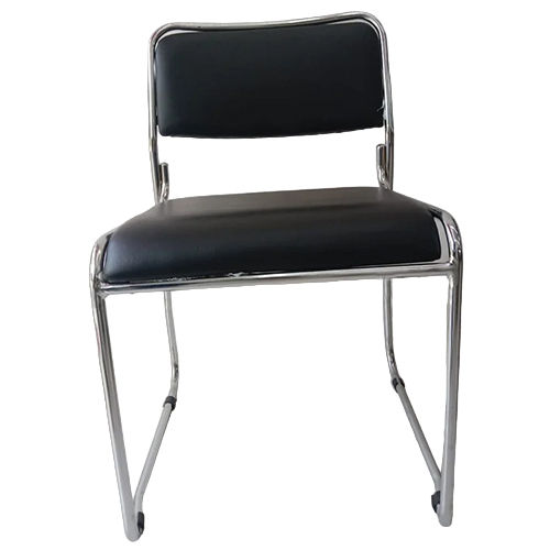 Reception Visitor Chair - Color: Black