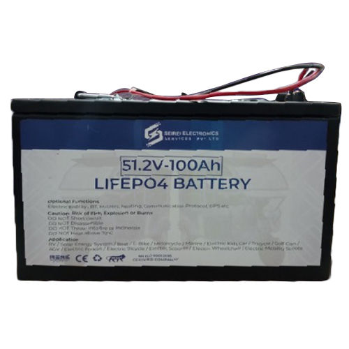 51.2V-100Ah Lifeo4 Battery - Battery Capacity: 81 A   100Ah Ampere-Hour  (Ah)