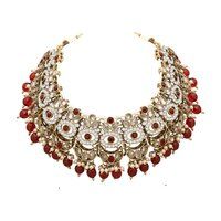 Reverse AD Bridal Jewelry Set| Chandbali Choker Design |Reverse AD Oval Shape Necklace | Traditional Necklace |Gift For Her