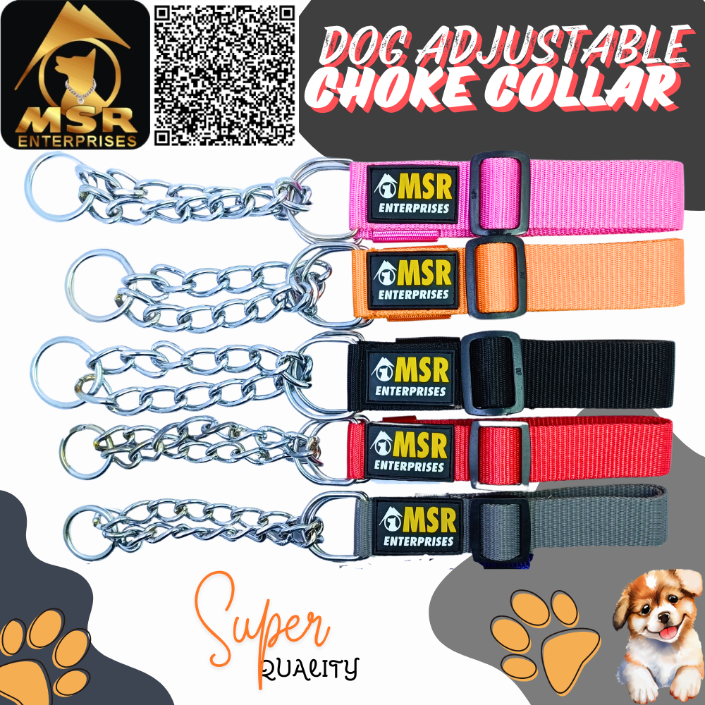 Dog  Collar Choke Adjustable