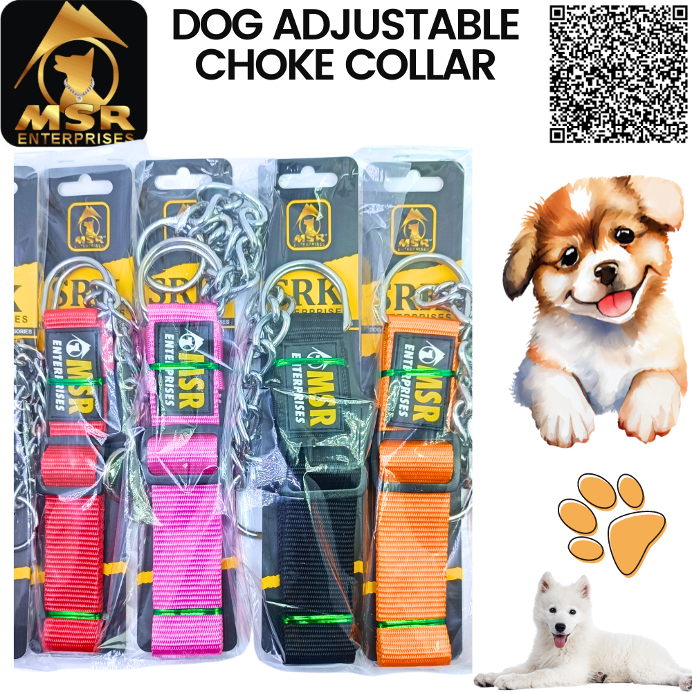 Dog  Collar Choke Adjustable