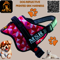 DOG REFLECTIVE PRINTED SRK HARNESS