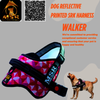 DOG REFLECTIVE PRINTED SRK HARNESS