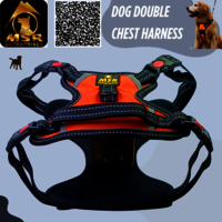 Dog Reflective Double Chest Harness