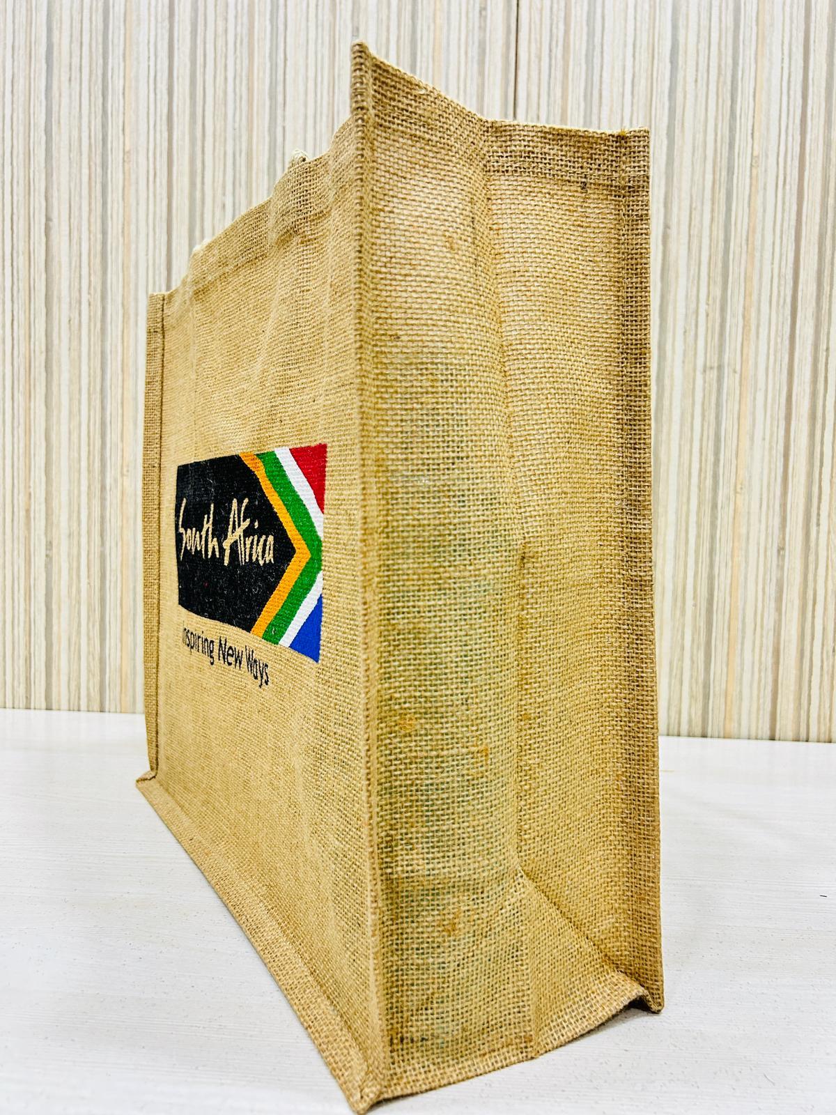 14*12*6 Printed Jute Bags