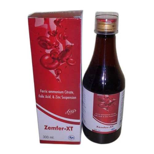 300Ml Ferric Ammonium Citrate Folic Acid Zinc Syrup - Drug Type: General Medicines