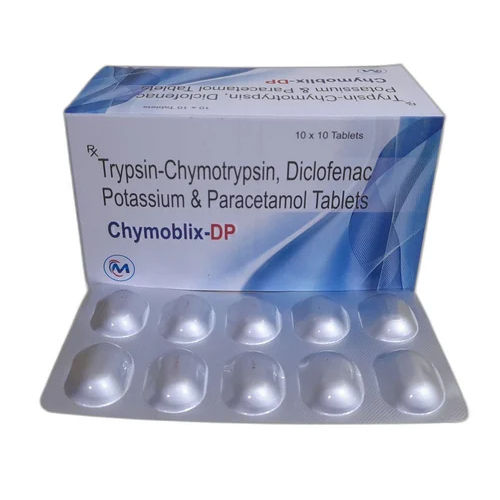 Trypsin Chymotrypsin Diclofenac Potassium Paracetamol Tablets - Drug Type: General Medicines