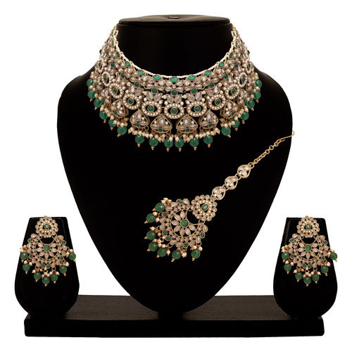 Reverse AD Bridal Jewelry| Kundan Floral Necklace| Designer Reverse AD Necklace |Traditional necklace | Gift For Her.