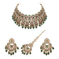 Reverse AD Bridal Jewelry| Kundan Floral Necklace| Designer Reverse AD Necklace |Traditional necklace | Gift For Her.