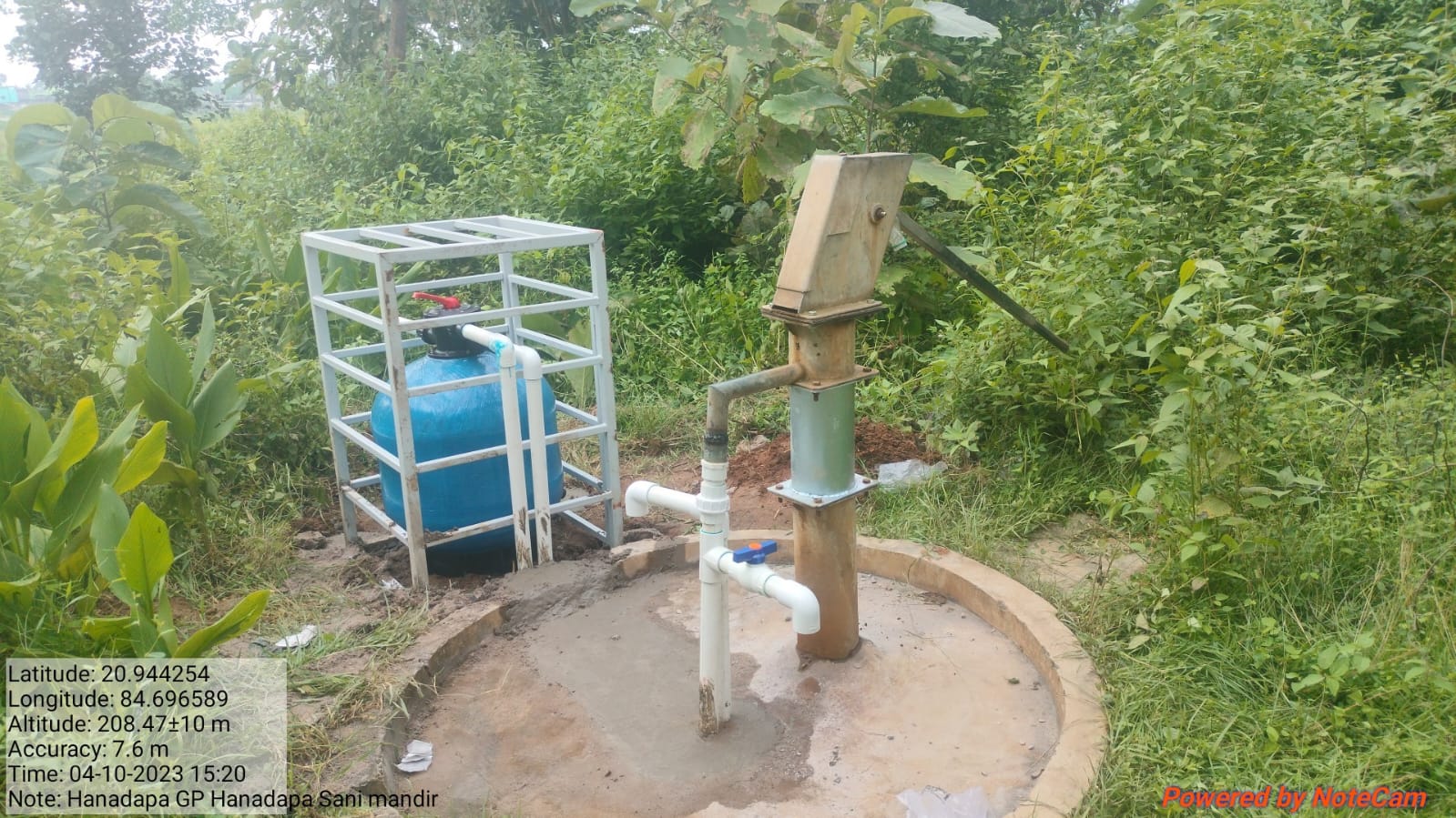 Iron And Fluoride Removal System for Handpump