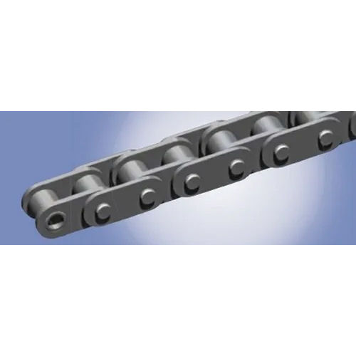 Straight Sided Plate Chains - Color: Silver