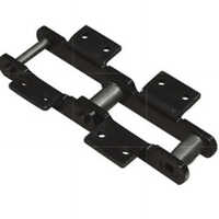 Industrial Bushed Chain - Stainless Steel, Customizable Size, Sleek Black Finish | Durable, Heavy-duty For Industrial Applications