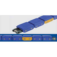 Rubber Top Chains - Color: Blue