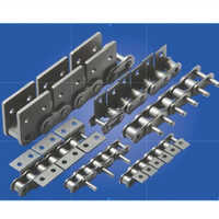 Renold Industrial Transmission Chain - Stainless Steel, 1 Inch X 53.40 Length X 25.4 Width | Silver Chain Conveyor For Industrial Usage