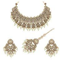 Reverse AD Bridal Jewelry| Kundan Floral Necklace | Designer Reverse AD Necklace |Traditional necklace |Gift For Her.