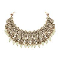 Reverse AD Bridal Jewelry| Kundan Floral Necklace | Designer Reverse AD Necklace |Traditional necklace |Gift For Her.