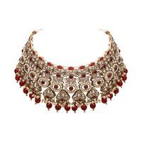 Reverse AD Bridal Jewelry| Kundan Floral Necklace | Designer Reverse AD Necklace |Traditional necklace | Gift For Her .