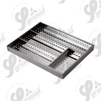 Stainless Steel Perforated Cutlery Kitchen Basket