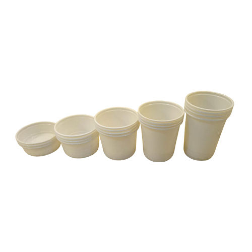 Milky White Plastic Cup - Application: Commercial / Personal