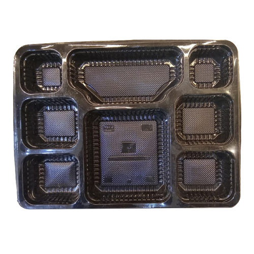 8 Compartment Plastic Meal Tray - Application: Commercial / Personal