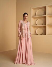 DESINER LOG GOWN WITH KOTI