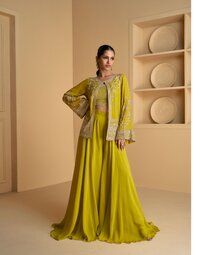 DESINER LOG GOWN WITH KOTI