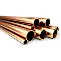 Copper Nickel 90-10 Pipes - 1/2 Inch Round, Zinc Coated Surface | Astm Standard, Non-alloy, Durable, Corrosion Resistant, Excellent Thermal Conductivity