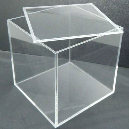 Acrylic Square Box - Color: Transparent