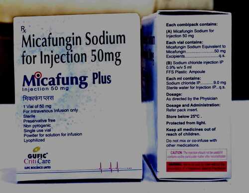 Micafungin Sodium For Injection 50Mg - Dosage Form: As Directed By The Physician