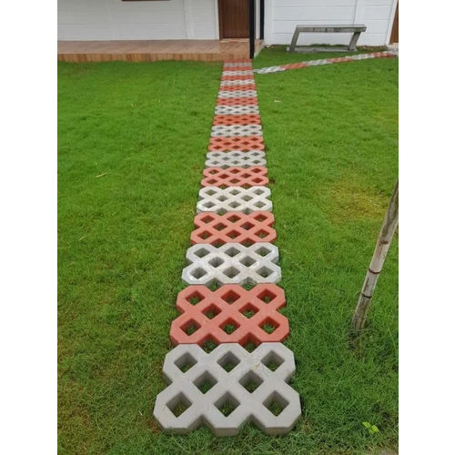 60Mm Precast Grass Paver Tiles - Application: Outdoor