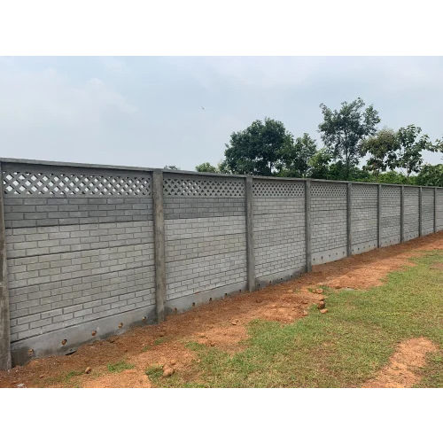 6 Feet Precast Concrete Compound Wall - Feature: High Qulaity