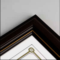 Diploma Frame Picture Frame Document Walnut Frame for Wall and Tabletop   Certificate frame manufacturer