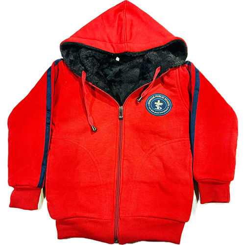 School Hoodies With Inside Fur - Fabric Type: Cotton