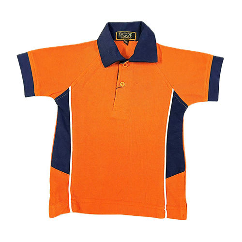 School Cotton Design T Shirt - Collar Type: V Neck