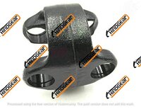 Cross Holder 4x4 - Color: Black