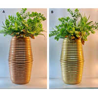 1239 53x20cm Metal Flower Vase - Height: 53  Centimeter (cm)