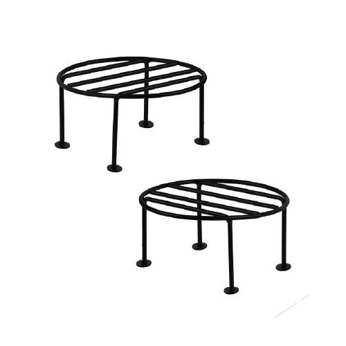 1732 10X20Cm Planter Stand - Color: Black