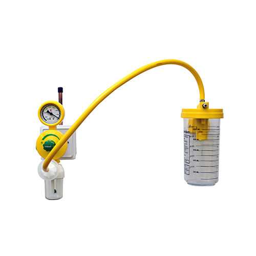 Cdsco Approved Suction Regulator With Jar - Color Code: White