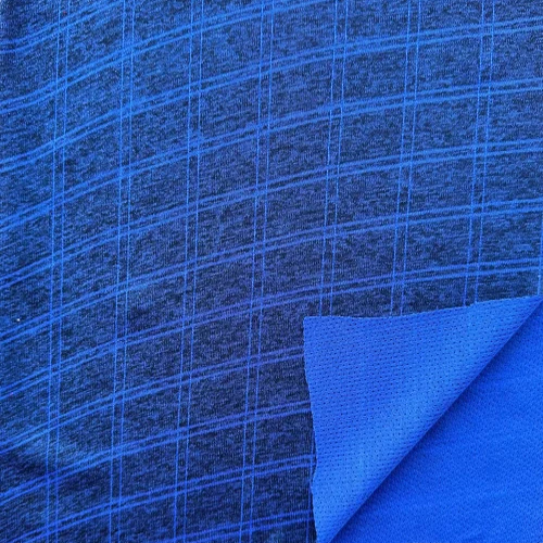 Polyester Knitted Discat Check Fabric