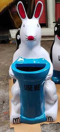 Frp Rabbit Dustbin