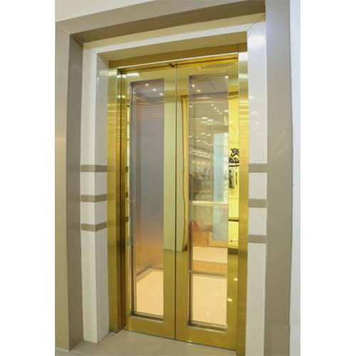 Passenger Elevator With Glass Door - Material: Stainless Steel