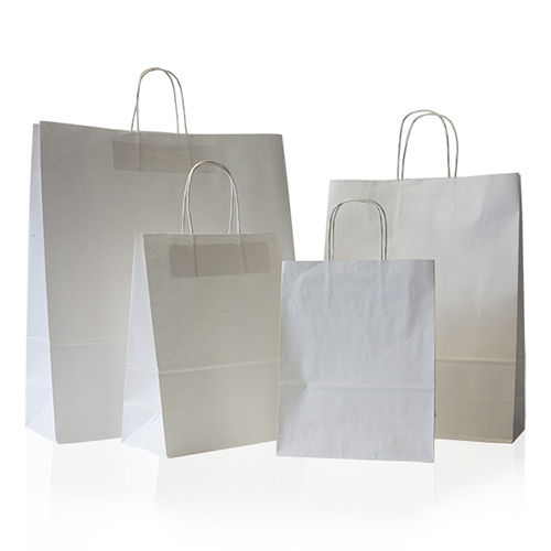 Bleach Kraft Paper Bag - Color: White