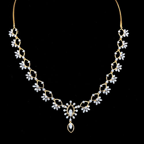 Diamond S Necklace