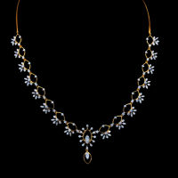 Diamond S Necklace