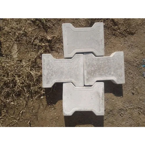 I Shape Interlocking Paver Block - Color: Grey