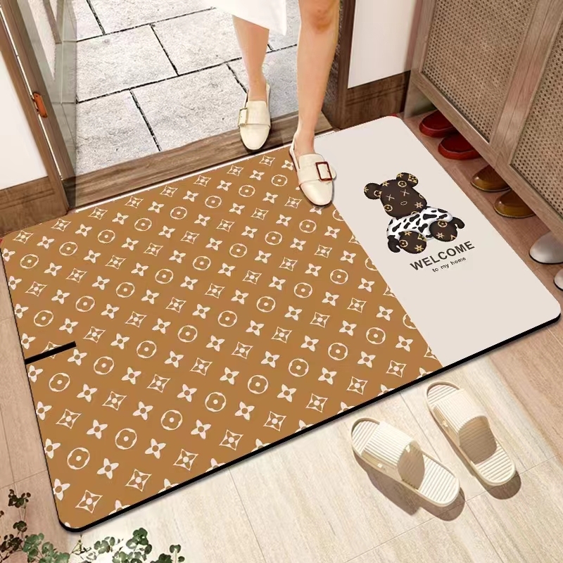 Absorbent Non-slip Modern Diatom Mud Mat Bathroom Kitchen Mat